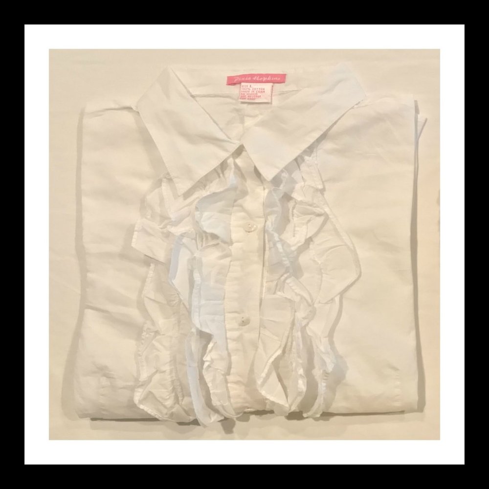 Ruffle Button Down Top